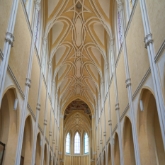 Inside the Cathedral of the Assumption of Our Lady and St John the Baptist at Sedlec, Kutna Hora, Czech Republic